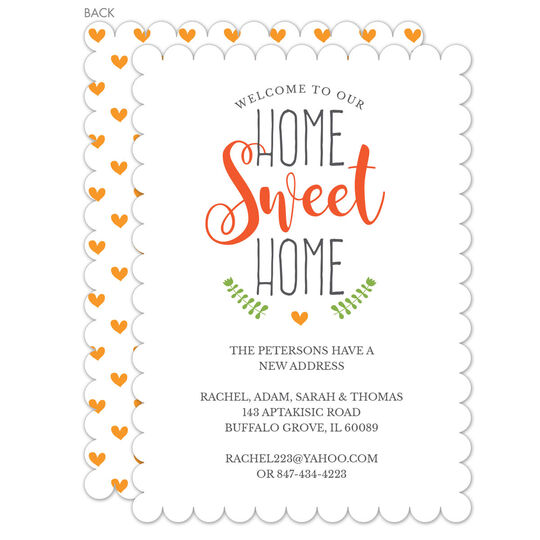 Orange Heart Moving Announcements